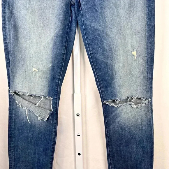 Mother High Waisted Looker Size 30 Jean Women Denim Distressed - Picture 4 of 9